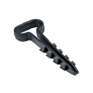 Дюбель-хомут (6х14 мм) для плоского кабеля черный (100 шт.) EKF PROxima фото #10012