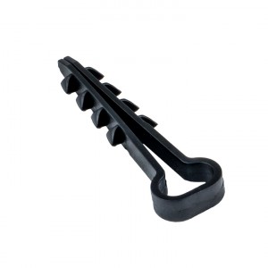 Дюбель-хомут (5х10 мм) для плоского кабеля черный (100 шт.) EKF PROxima фото #10020