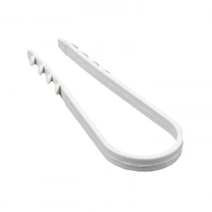 Дюбель-хомут для круглого кабеля (19-25мм) белый (50шт.) EKF PROxima фото #10050