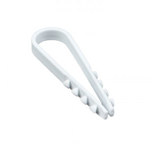 Дюбель-хомут для круглого кабеля (11-18мм) белый (50шт.) EKF PROxima фото #10059