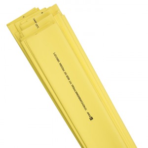 Термоусаживаемая трубка ТУТ нг 40/20 желтая в отрезках по 1м EKF PROxima фото #10227