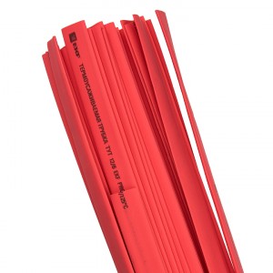 Термоусаживаемая трубка ТУТ нг 10/5 красная в отрезках по 1м EKF PROxima фото #10329