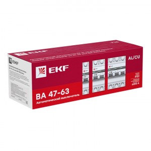 Автоматический выключатель 2P 40А (B) 6кА ВА 47-63 EKF PROxima фото #1042