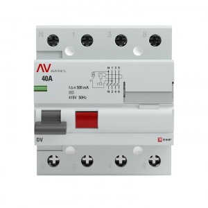 Устройство защитного отключения DV 4P  40А/500мА (AC) EKF AVERES фото #2109