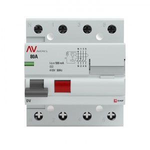 Устройство защитного отключения DV 4P  80А/500мА (AC) EKF AVERES фото #2111