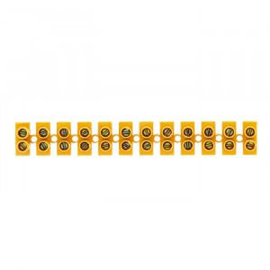 Колодка клеммная (40мм.) 100А полистирол желтая (10шт.) EKF PROxima фото #6288