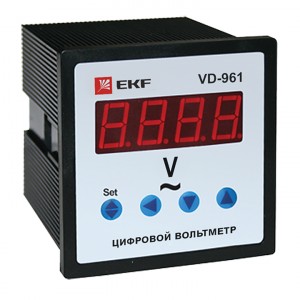 VD-961 Вольтметр цифровой на панель (96х96) однофазный EKF PROxima фото #7014