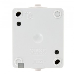 Венеция Выключатель кнопочный 10А IP54 белый EKF фото #7154