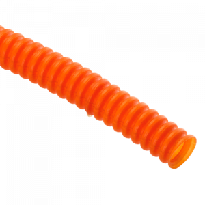 Труба гофр. ПНД Plast с зондом d40мм (25м.) оранжевая EKF PROxima фото #7953