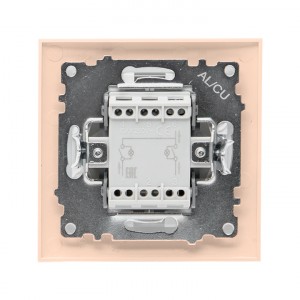 Валенсия выключатель 2-кл. 10А кремовый с индикатором EKF PROxima фото #9158