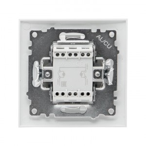 Валенсия выключатель 2-кл. 10А белый с индикатором EKF PROxima фото #9239