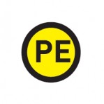 Наклейка "PE" (d20мм.) EKF PROxima
