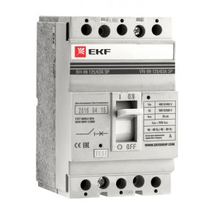 Выключатель нагрузки ВН-99 125/100А 3P EKF PROxima