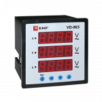 VD-963 Вольтметр цифровой на панель (96х96) трехфазный EKF PROxima