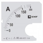 Шкала сменная для A721 150/5А-1,5 EKF PROxima