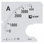 Шкала сменная для A961 3000/5А-1,5 EKF PROxima