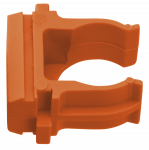 Крепеж-клипса оранжевая d16мм  (10шт.) Plast EKF PROxima