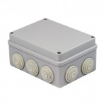 Коробка распаячная КМР-050-041   пылевлагозащитная, 10 мембранных вводов, уплотнительный шнур (150х110х70) EKF PROxima