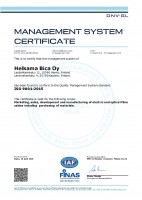 Сертификат DNV ISO 9001:2015