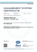 Сертификат DNV ISO 14001:2015