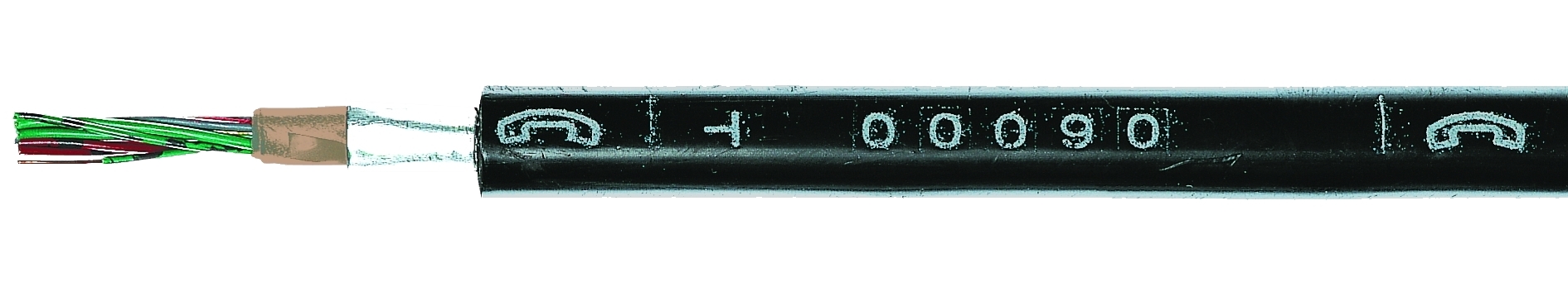A-2Y(L)2Y Bd кабель связи для наружной прокладки согласно VDE 0816, слоистая оболочка, без наполнителя