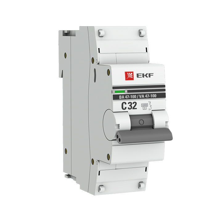 Автоматический выключатель 1P  32А (C) 10kA ВА 47-100 EKF PROxima