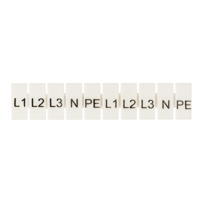 Маркеры для JXB-ST 6 с символами "L1, L2, L3, N, PE" (10 шт.) EKF PROxima