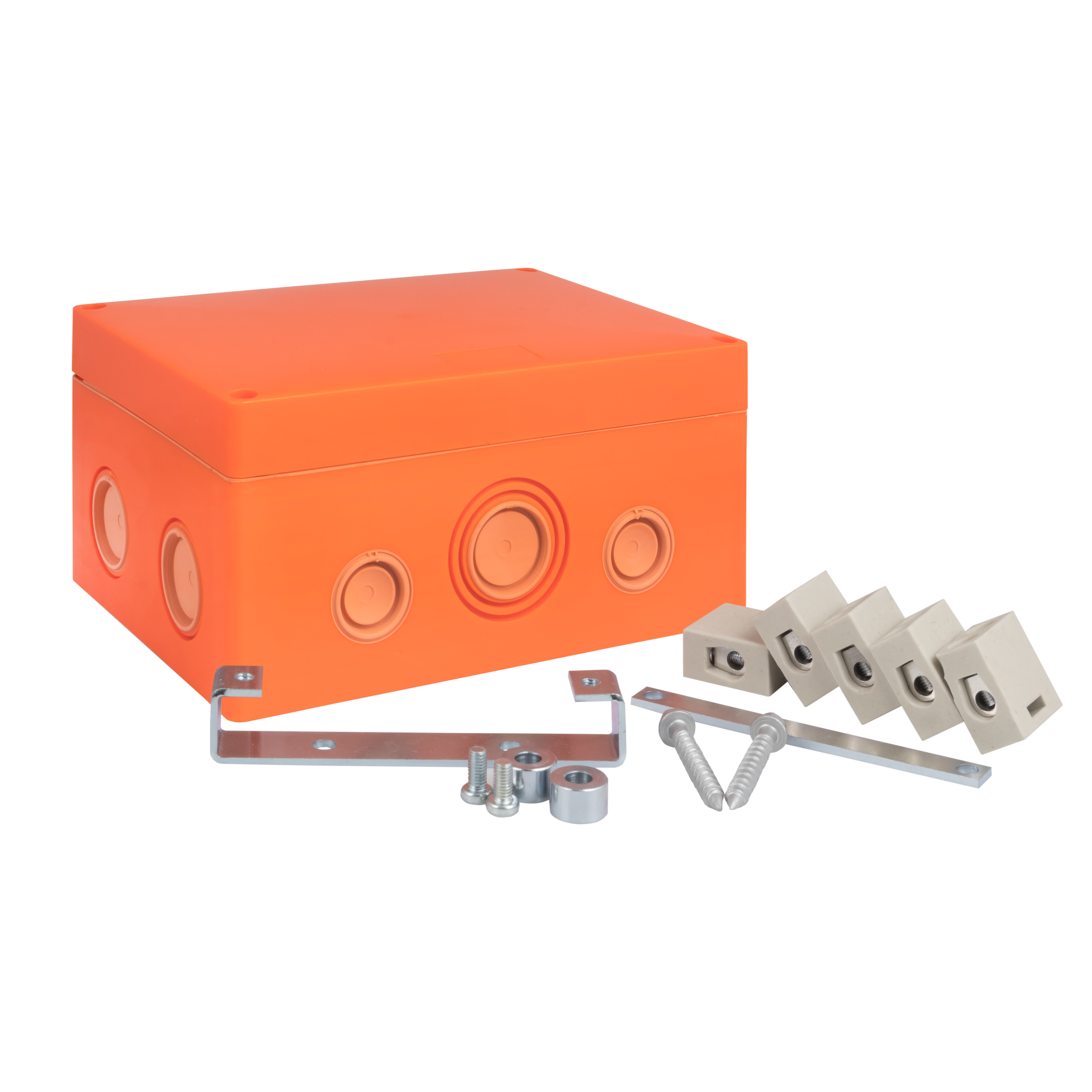 Коробка распаячная огнестойкая (176х126х74) 5 кк/1,5-16мм²/12 мв IP66 EKF PROxima